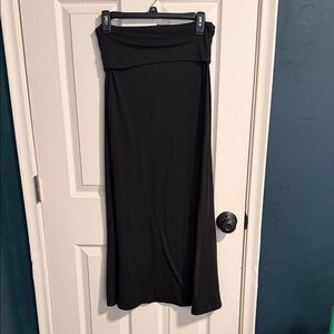 Lily Rose Black Maxi Skirt